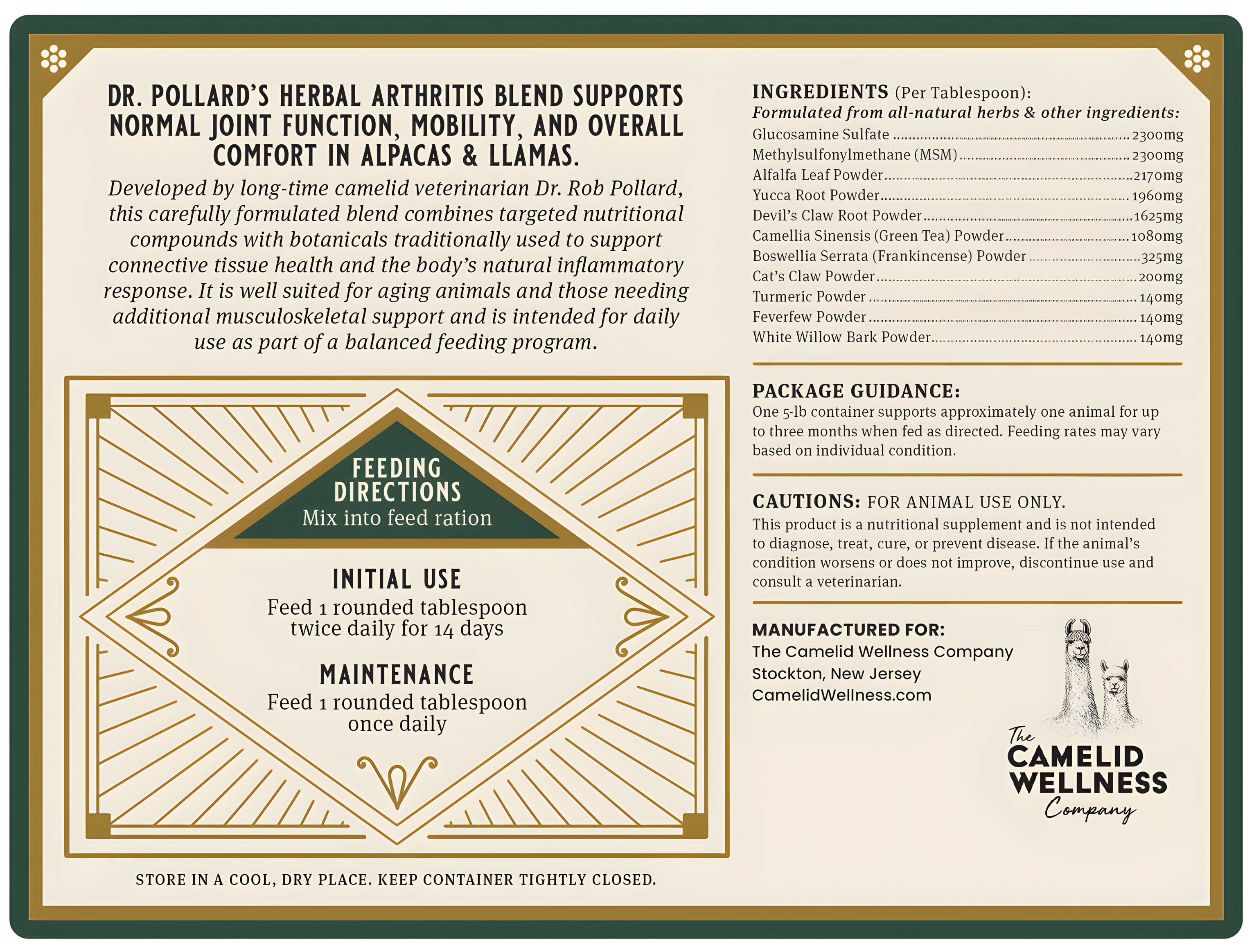 Dr. Pollard's Herbal Arthritis Blend